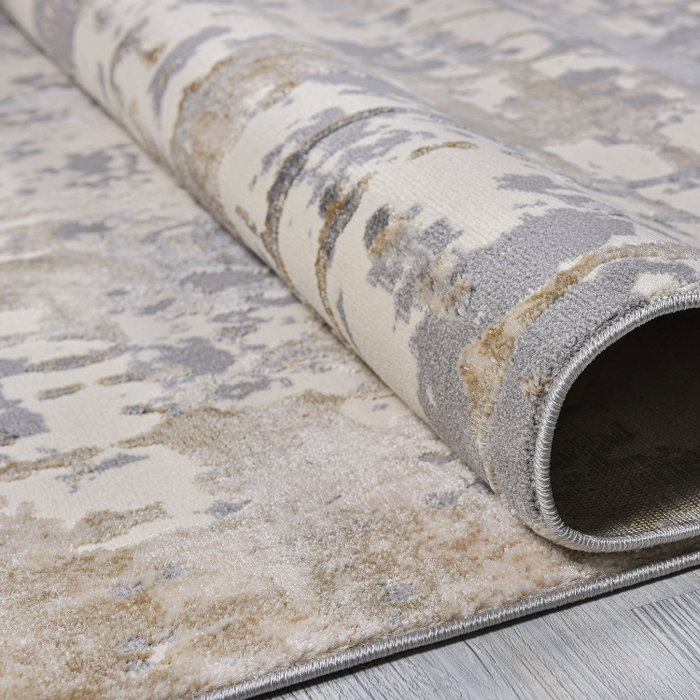 Conceptum Notta 1100 Alfombra 120 x 170 cm Gris, Beige y Crema